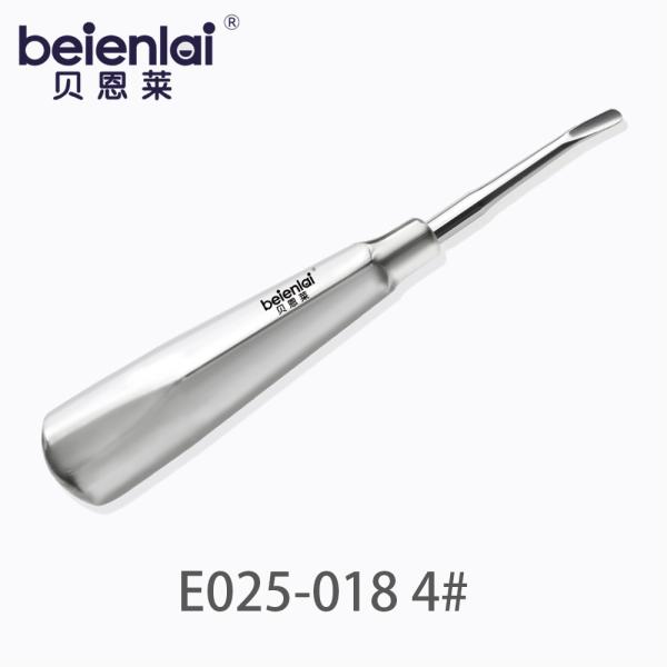 Benlai Minimally Invasive Dental Elevator E025-018 WXYTL 4#, Lower Curved 4.0 Tip, Hollow Hexagonal Handle
